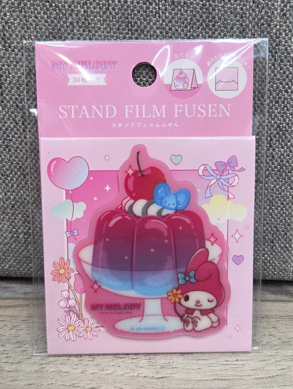 My Melody Stand Film Sticky Notes | Japan Exclusive Sanrio Memo Pads | 30 Sheets